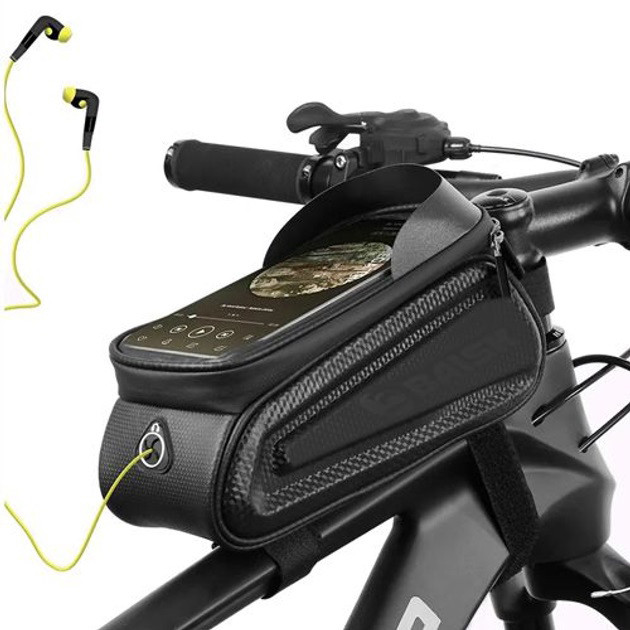 Велосумка F003/221G на кермо з відділенням під смартфон 23.5x10x14см KS-92 Львів - фото 1