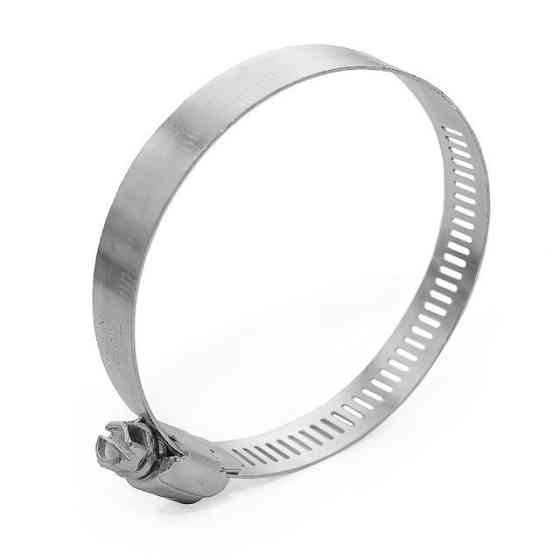 Хомут сталевий оцинкований, 12,7 мм, Ø - 52-76 мм INTERTOOL TC-0152 Київ