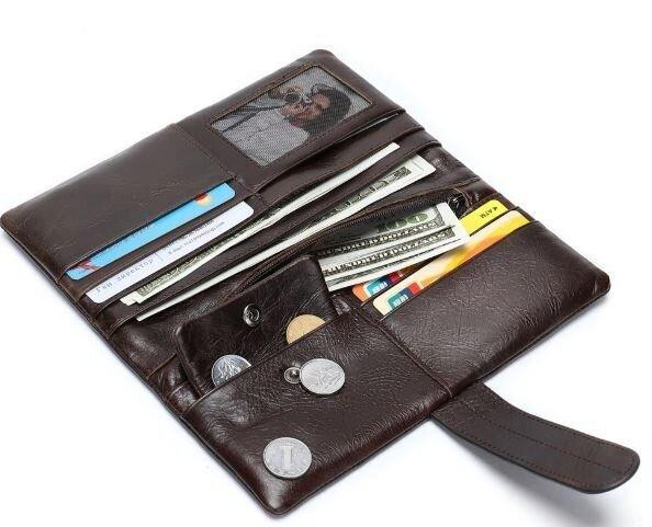 Гаманець універсальний Коричневий (Vintage) Київ - фото 4