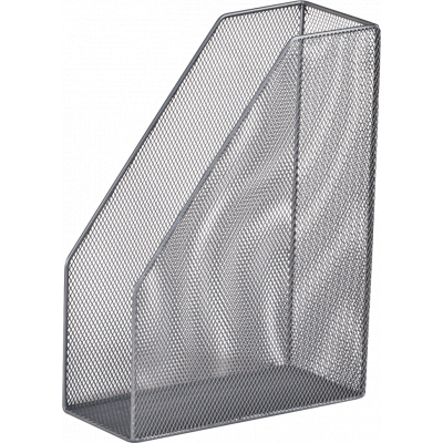 Лоток для паперів Buromax вертикальний, металевий, сріблястий (BM.6260-24) Вінниця - фото 1