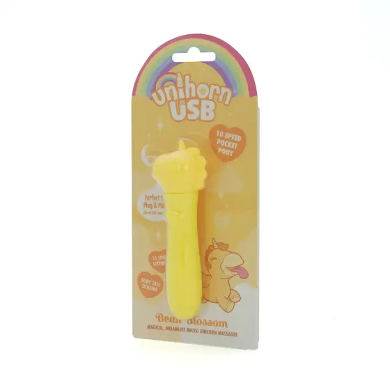 Вибратор-единорожка Unihorn USB Bullet – Bean Blossom, вибропуля, USB-зарядка, 10 режимов Львов