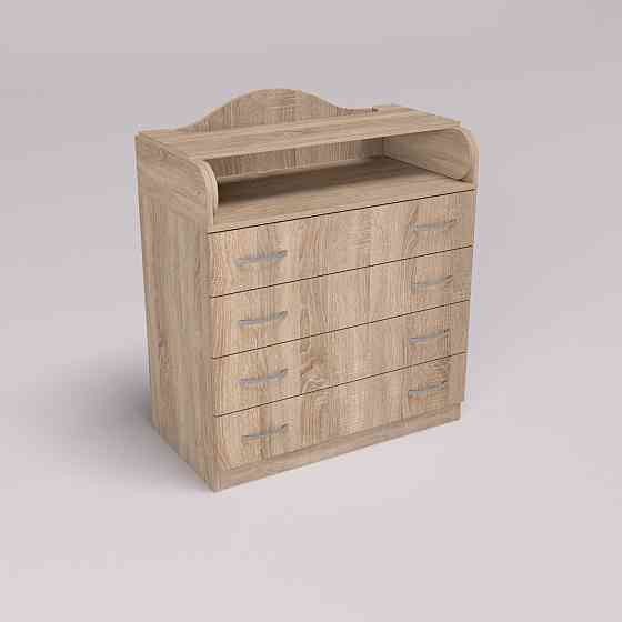 Комод пеленальний №1, Дуб Сонома, 864/465/1020 Львів