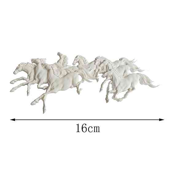 Молд силиконовый Лошади 170 на 65 мм серый Киев