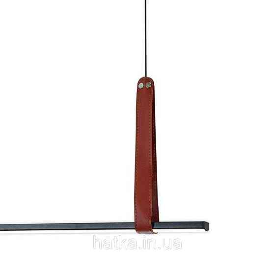 Светодиодный подвесной светильник G 2810/1100 44W Черный+Искусственная кожа Киев