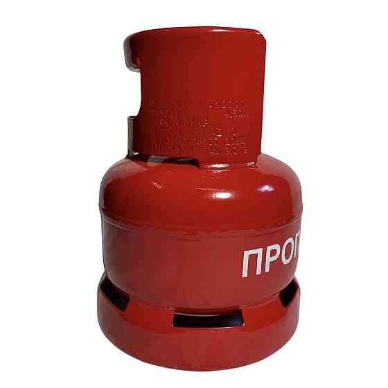 Газовий металевий балон 5 літрів з запобіжним клапаном. Київ