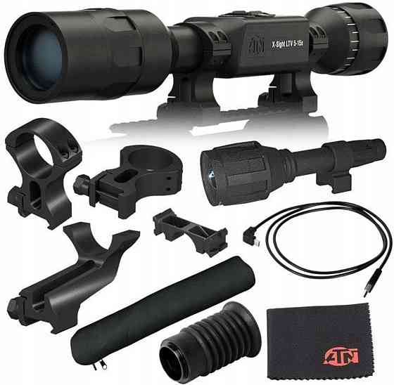 Цифровий приціл нічного бачення ATN X-Sight LTV 5-15X. Київ