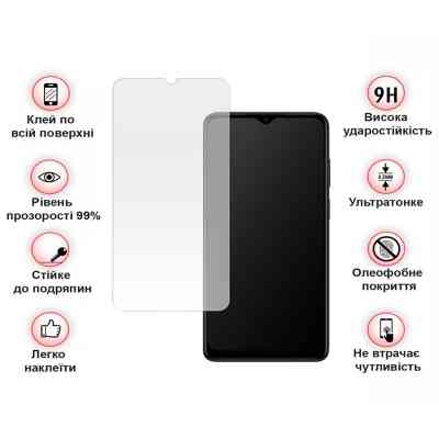Скло захисне BeCover Motorola Moto E22/E22i 3D Crystal Clear Glass (709732) Вінниця
