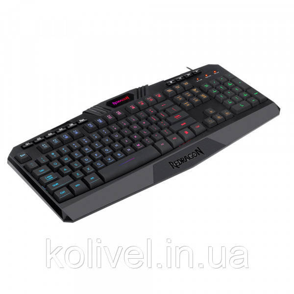 Клавіатура ігрова Redragon Harpe2 UKR RGB підставка USB (77484) Київ - фото 5