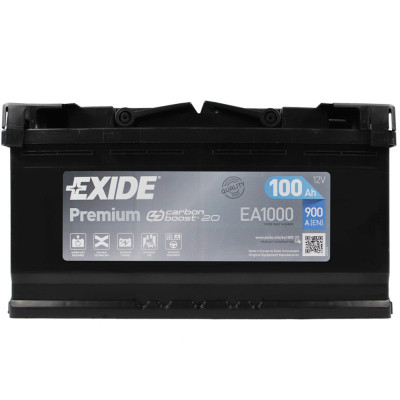 Акумулятор автомобільний EXIDE PREMIUM 100A (EA1000) Вінниця - фото 1
