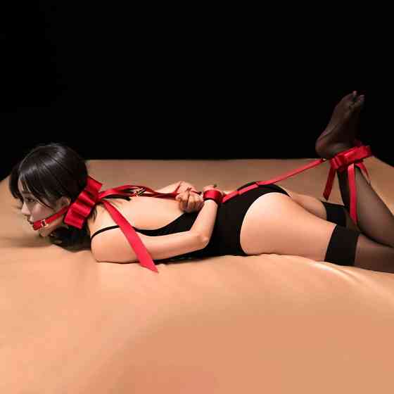 Набор для бондажа UPKO Bondage Fantasy с бантиками, красный Sex Aura Киев