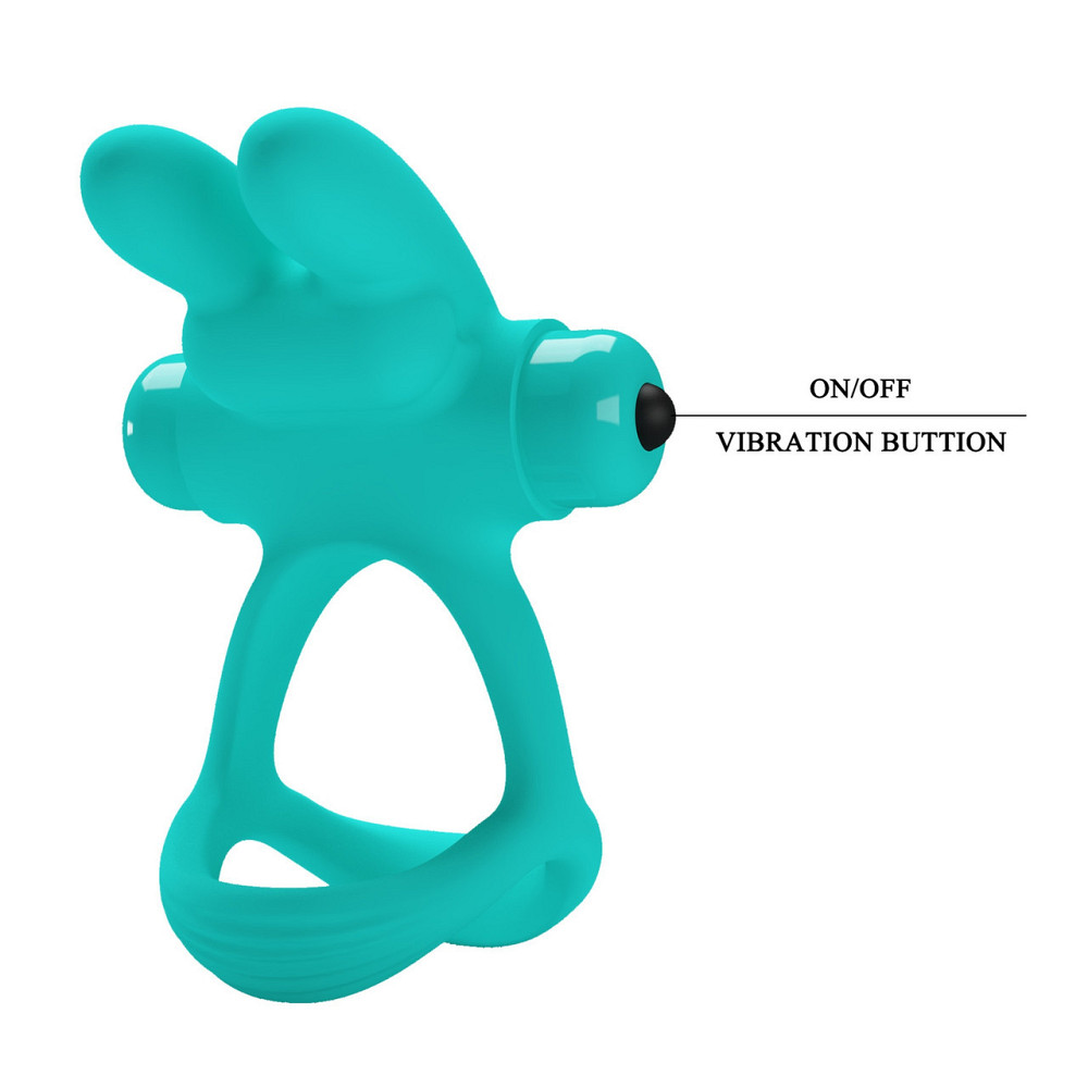 Віброкільце PRETTY LOVE Powerful ring, 10 vibration functions Sex Aura Київ - фото 4