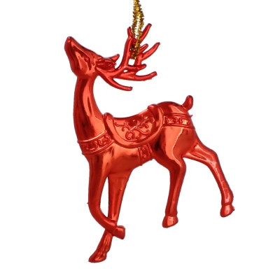 Украшение декоративное Chomik Прикраса-підвіска пластикова "Олень, сніжинка, снігови (5900779895874_1) Винница - изображение 2