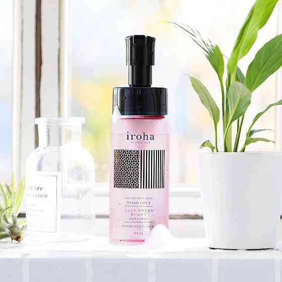 Пена для интимного ухода Iroha Intimate Wash Foam Type Damask Rose and Geranium 150 мл Sex Aura Киев