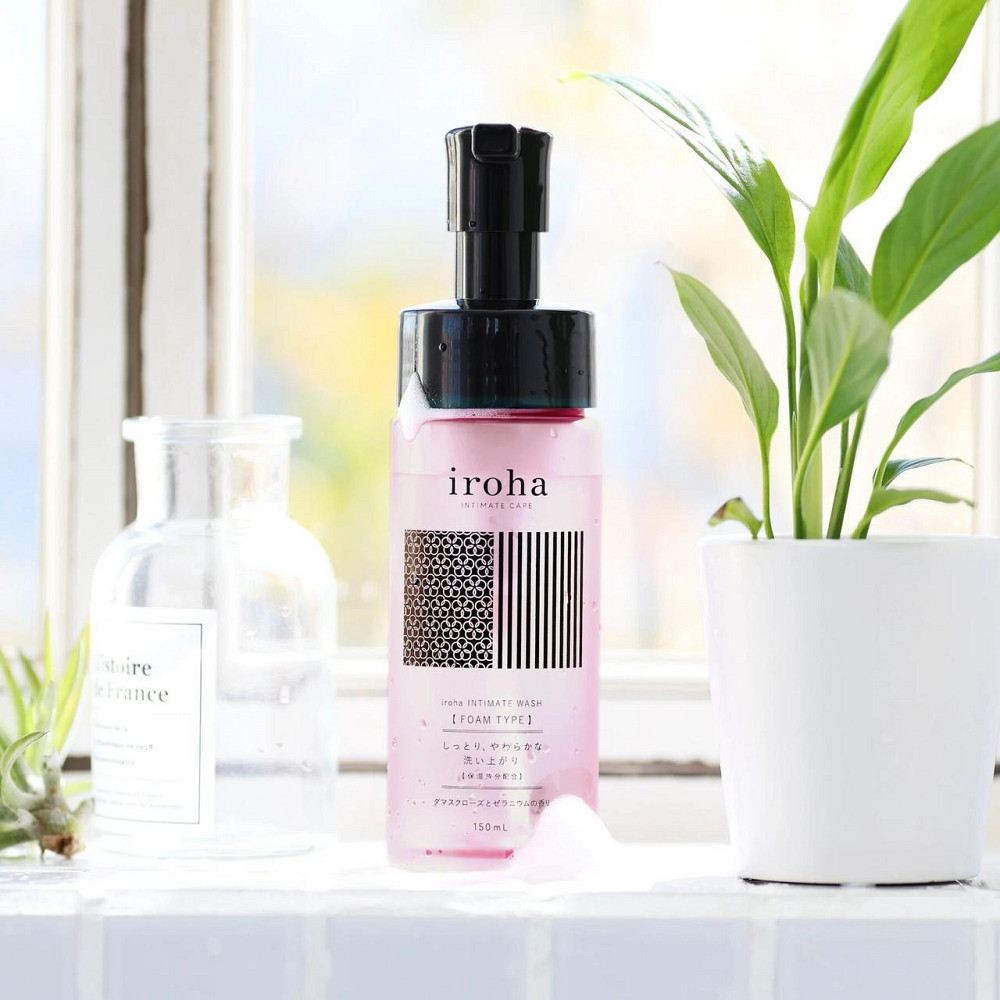 Пена для интимного ухода Iroha Intimate Wash Foam Type Damask Rose and Geranium 150 мл Sex Aura Киев - изображение 3