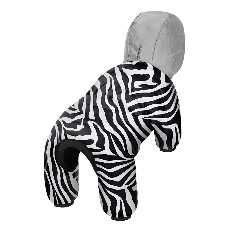 Комбінезон для собак WAUDOG Clothes малюнок "Зебра", S40, В 58-61 см, С 33-38 см Київ - фото 2