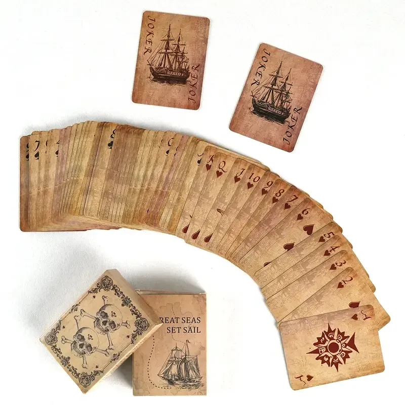 Игровые карты в пиратском стиле | Глянцевые, старинный стиль, плотная бумага Киев - изображение 6