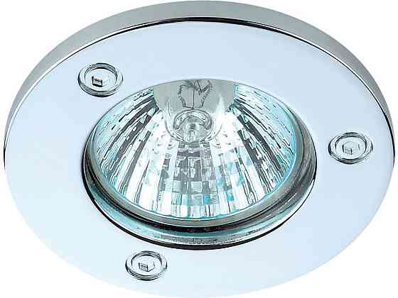 Спот - встраиваемый светильник 1хGU10х50W, хром, L6052 не поворотный Днепр