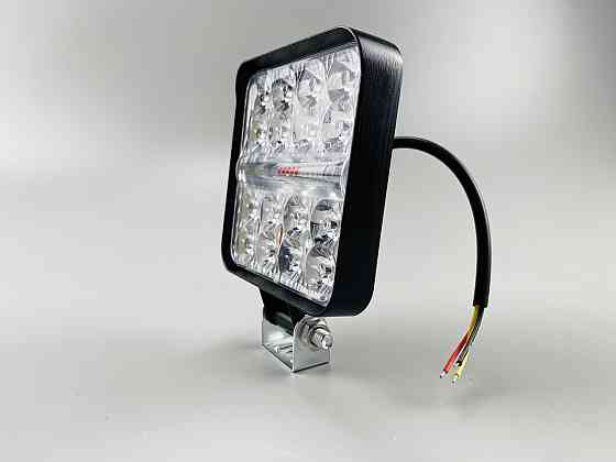 Фара LED квадратна 48W 6000K (26 діодів) багатофункціональна біле світло (верх + низ) + червоне світло (центр) + синє світло (цент Мукачево