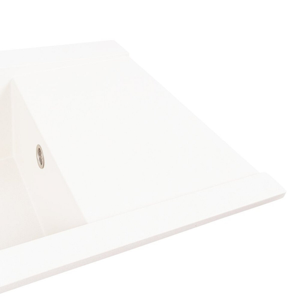 VALESO Гранітна мийка для кухні VALESO ATLAS 9651 матова Білосніжна Киев - изображение 3