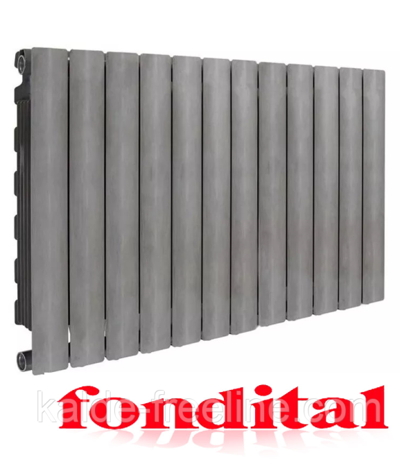 Алюмінієвий радіатор FONDITAL BLITZ SUPER  B4  GRAPHITE 3R 500/100 (сірий) Харків - фото 1
