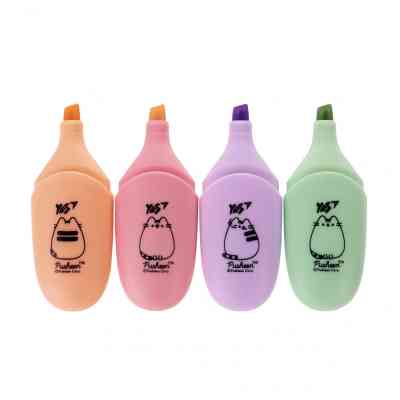 Набір маркерів Yes текстовий Pusheen 4 шт (391094) Вінниця