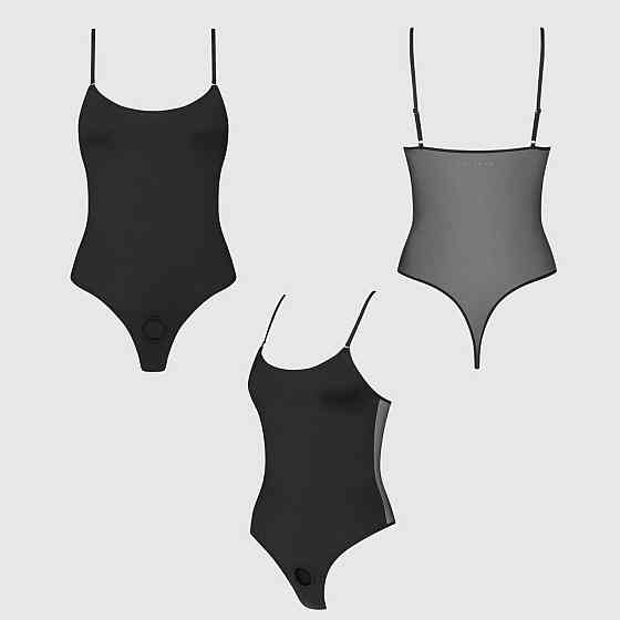 Боді з фіксацією ділдо Strap-On-Me Harness Body Signature - M - Black Sex Aura Київ