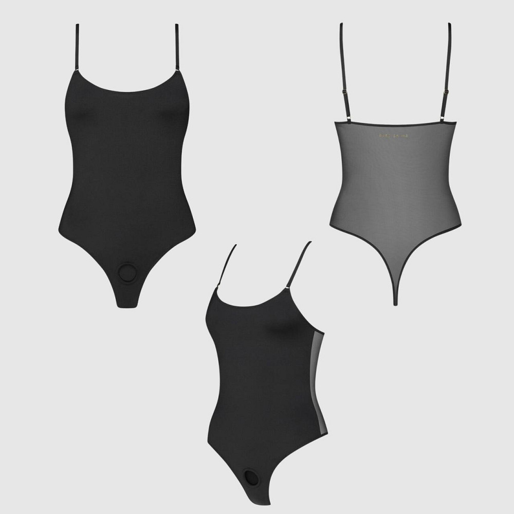 Боді з фіксацією ділдо Strap-On-Me Harness Body Signature - M - Black Sex Aura Київ - фото 2