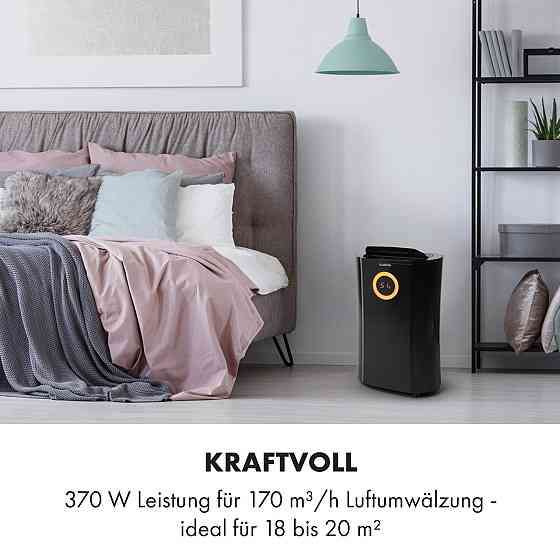 Осушувач повітря DryFy Pro Connect WiFi компресійний 20 л/д 20 м2 370 Вт чорний Чорний (Німеччина, читати Рівне