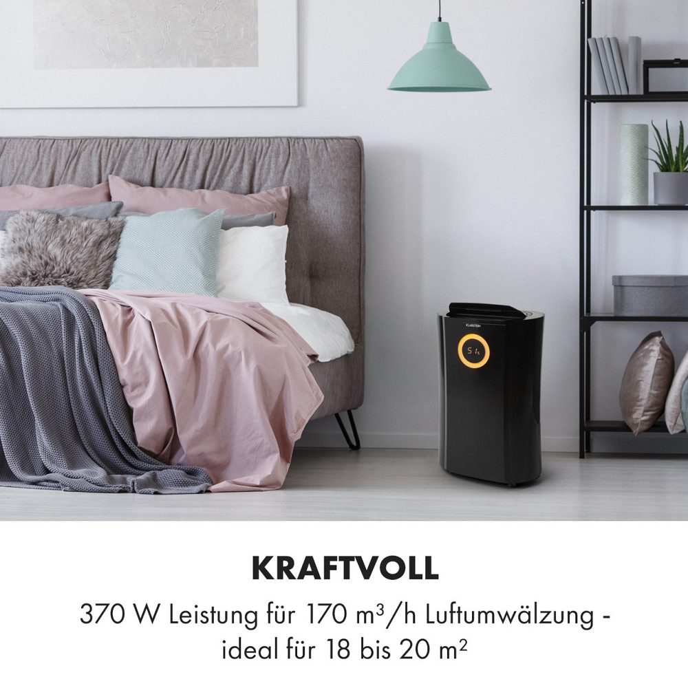 Осушитель воздуха DryFy Pro Connect WiFi компрессионный 20л/д 20м² 370Вт черный Черный (Германия, читать Ровно - изображение 2