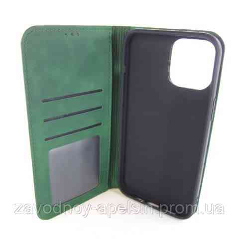 Чехол книжка iPhone 12 Pro Max Premium Case (зеленый) Одеса