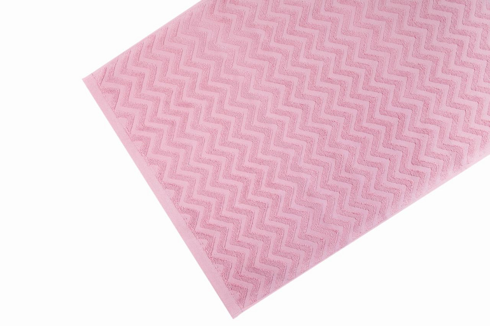 Акція! Рушник махровий Ideal Textile 100% бавовна, 100х150 см, Узбекистан рожевий Чернівці - фото 1