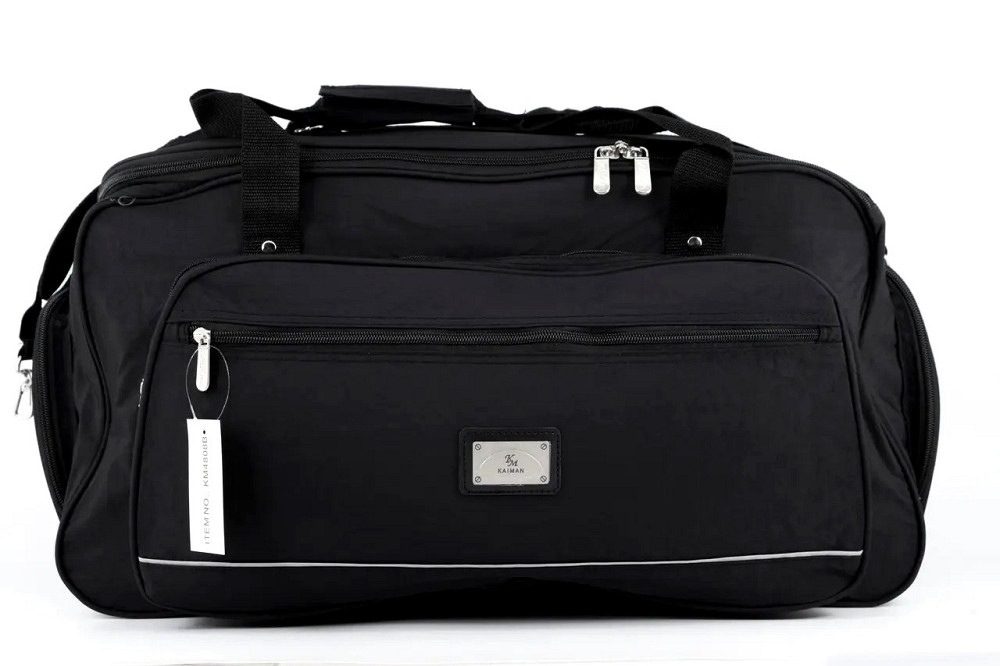 Сумка дорожная KAIMAN 70 см черная Киев - изображение 2