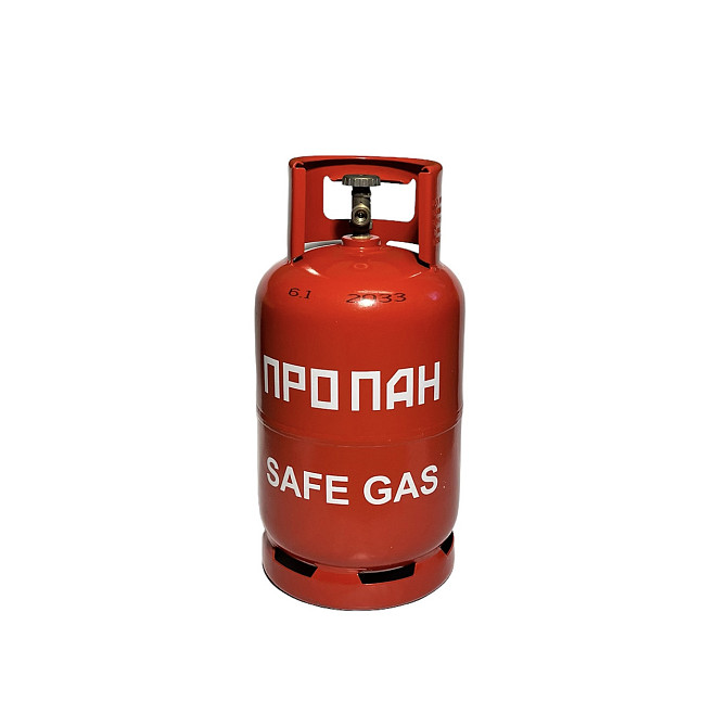 Газовый баллон пропан бутан металлический  12.3л  27.2л 50л  с предохранительным клапаном Киев - изображение 2