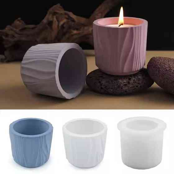 Силиконовая форма для изготовления свечек и других изделей из воска 8.4 x 6.7cm 