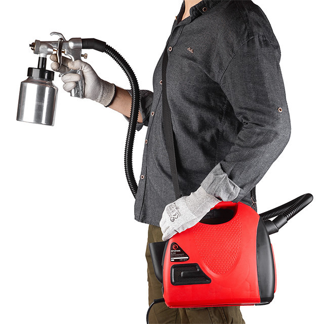 Фарбопульт електричний INTERTOOL DT-5060, 0,6 кВт, 550 мл/хв,форсунка 1,8 мм, бачок 1л, 0,14-0,70 бар - без компресора Львів - фото 7