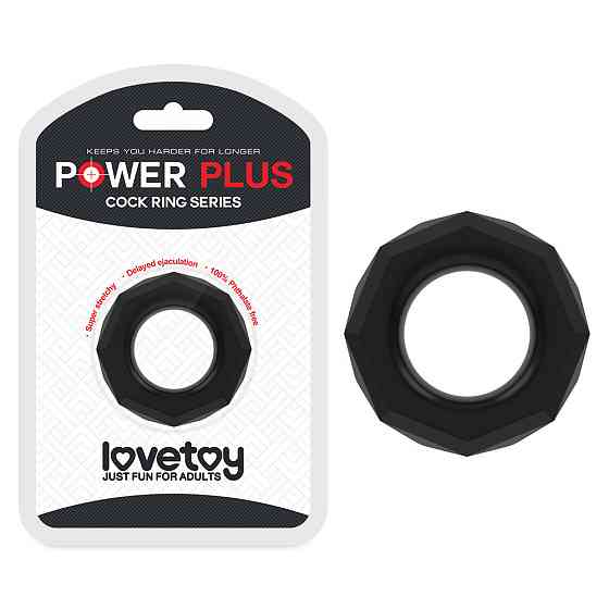 Ерекційне кільце - Power Plus Cockring 4 Black Sex Aura Київ