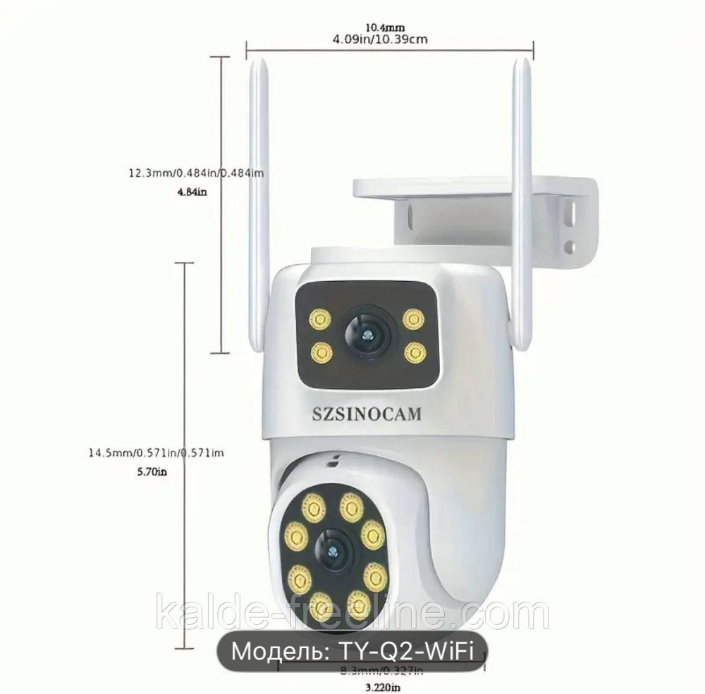 Камера наблюдения Wifi, ночное видение + двусторонняя связь Харків - фото 4