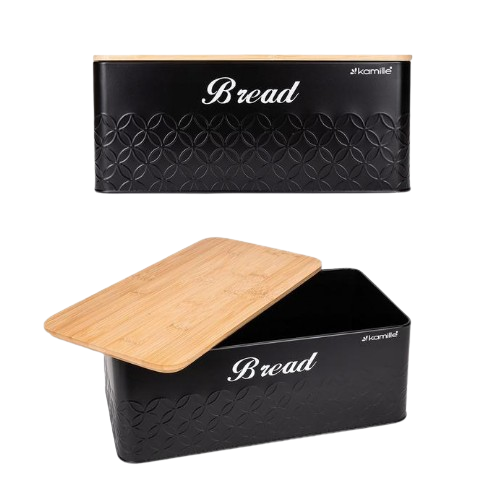 Хлібниця 35,5*21,5*19,5см бамбук/нержавіюча сталь 1127 KAMILLE Житомир - изображение 3