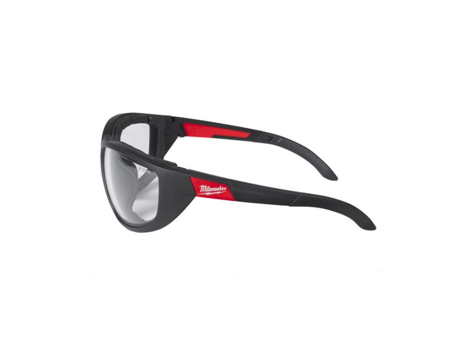 Окуляри захисні PREMIUM MILWAUKEE (прозорі) з м'якими вкладками Одеса - фото 7