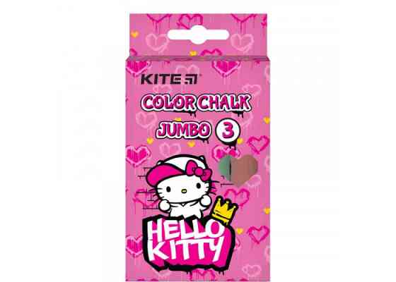 Крейда кольорова "Kite" Jumbo 3кол HK21-077, шт Київ