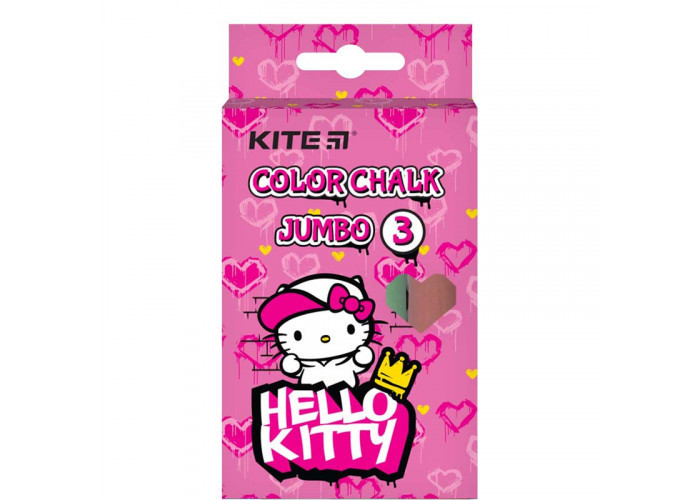 Крейда кольорова "Kite" Jumbo 3кол HK21-077, шт Київ - фото 1