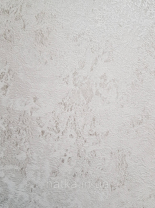 Шпалери метрові вінілові на флізеліні Sintra Structure під венеціанську штукатурку світло-сірі зі сріблом 406748 Київ - фото 1