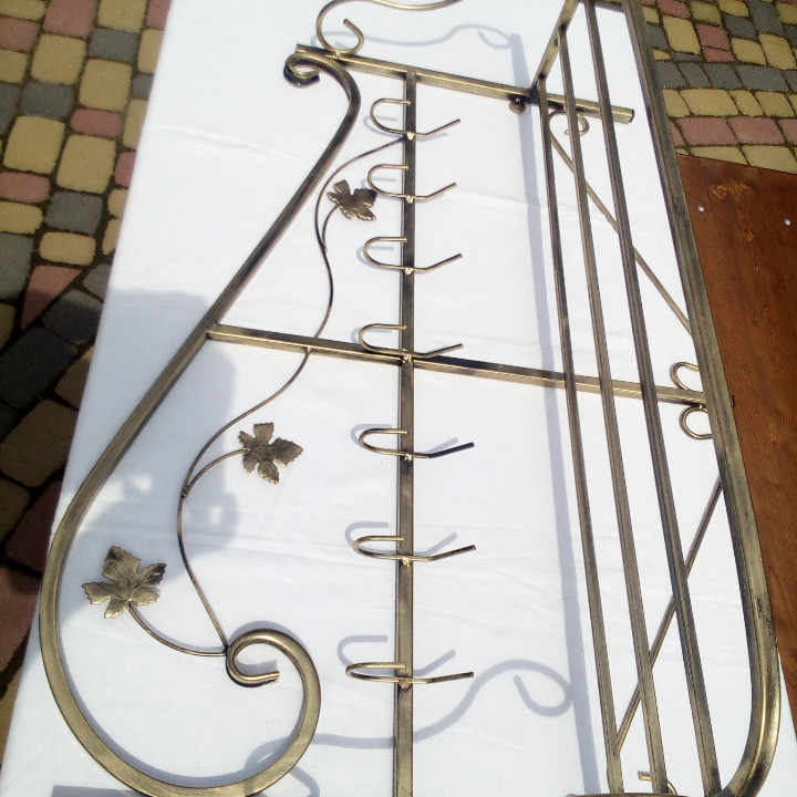 Вішалка кована настінна «Профіль великий» (M-030) для одягу Київ - фото 4