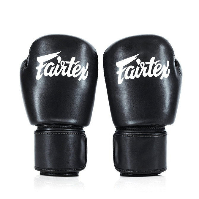 Боксерські рукавиці Fairtex BGV27 Black 12 унцій (бинти в комплекті) Каменское - изображение 3