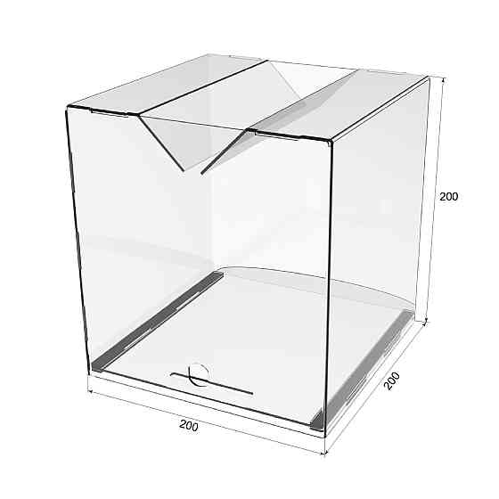 Ящик для пожертвований EKOSTAR 200х200х200 широкая щель Киев