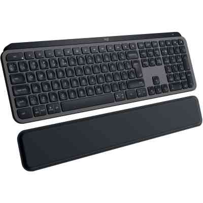 Клавіатура Logitech MX Keys S Plus Palmrest Wireless UA Graphite (920-011589) Вінниця