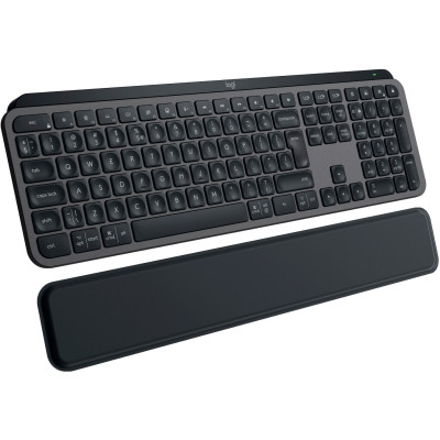 Клавіатура Logitech MX Keys S Plus Palmrest Wireless UA Graphite (920-011589) Вінниця - фото 1