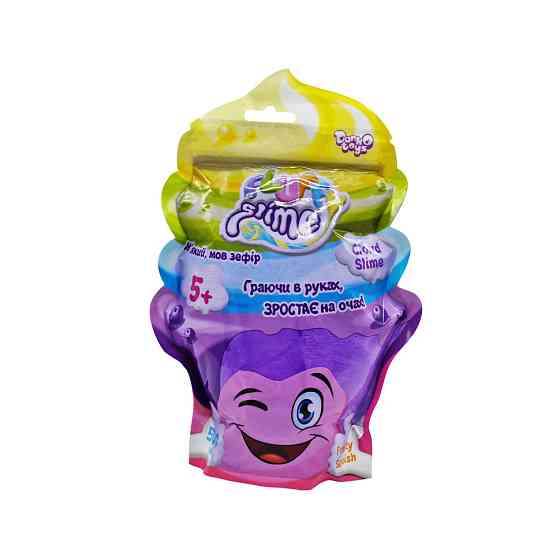 В'язка маса "Fluffy Slime" FLS-02-01U упаковка 500 мл Фіолетовий Вінниця