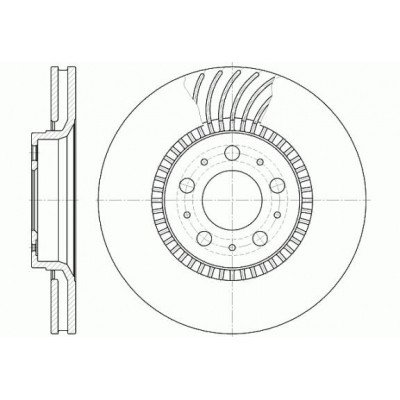 Гальмівний диск REMSA 6591.10 Вінниця - фото 1