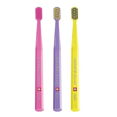 Детская зубная щетка Curaprox Ультрамягкие CS Smart Ultra Soft (от 5 лет) 3 шт (CS Smart/3-01) Винница - изображение 2